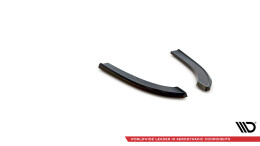 Heck Ansatz Flaps Diffusor passend für Ford Transit Custom ST-Line Mk1 Facelift schwarz Hochglanz