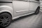 Seitenschweller Ansatz Cup Leisten passend für Ford Transit Custom ST-Line Mk1 Facelift schwarz Hochglanz