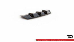 Street+ Heck Ansatz Diffusor passend für Renault Talisman schwarz Hochglanz