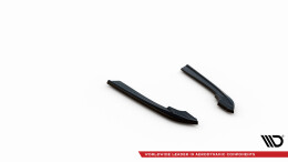 Heck Ansatz Flaps Diffusor V.3 für BMW M340i / M-Paket G20 / G21 schwarz Hochglanz