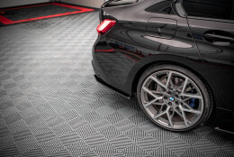 Street Pro Heck Ansatz Flaps Diffusor V.2 passend für BMW 3er M-Paket G20 / G21 rot