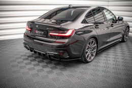 Street Pro Heck Ansatz Flaps V.2 passend für BMW 3er M-Paket G20 / G21 rot