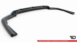 Mittlerer Cup Diffusor Heck Ansatz V.2 passend für BMW X6 M-Paket G06 schwarz Hochglanz