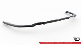 Mittlerer Cup Diffusor Heck Ansatz V.3 passend für BMW X6 M-Paket G06 schwarz Hochglanz