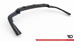 Mittlerer Cup Diffusor Heck Ansatz V.3 passend für BMW X6 M-Paket G06 schwarz Hochglanz