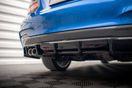 Mittlerer Cup Diffusor Heck Ansatz DTM Look passend für BMW 2 M-Paket F22 schwarz Hochglanz