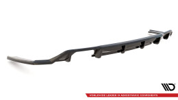 Mittlerer Cup Diffusor Heck Ansatz DTM Look passend für BMW 2 M-Paket F22 schwarz Hochglanz