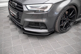 Front Stoßstange Flaps passend für Audi S3 / A3 S-Line Sportback 8V Facelift FLAPS HOCHGLANZ