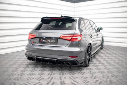 Hintere Seiten Flaps passend für Audi S3 Sportback 8V Facelift FLAPS HOCHGLANZ