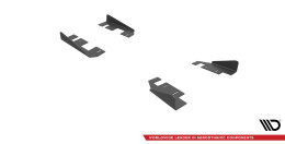 Seitenschweller Flaps für Audi S3 / A3 S-Line Sportback 8V Facelift schwarz Hochglanz