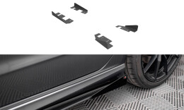 Seitenschweller Flaps für Audi S3 Sportback 8V Facelift schwarz Hochglanz