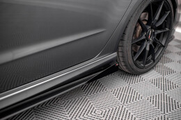 Seitenschweller Flaps für Audi S3 Sportback 8V Facelift schwarz Hochglanz