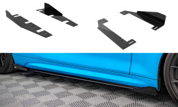 Seitenschweller Flaps passend für BMW M2 F87 FLAPS HOCHGLANZ