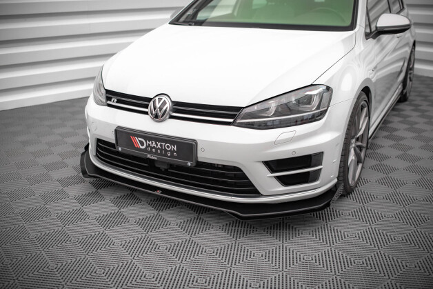Front Stoßstange Flaps passend für VW Golf R Mk7 FLAPS HOCHGLANZ