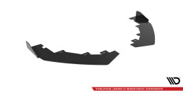 Front Stoßstange Flaps für VW Golf R Mk7 schwarz Hochglanz