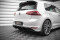 Heck Stoßstangen Flaps / Wings für VW Golf R Mk7 schwarz Hochglanz