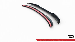 Heck Spoiler Aufsatz Abrisskante passend für Hyundai ix35 Mk1 schwarz Hochglanz
