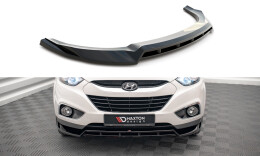 Cup Spoilerlippe Front Ansatz passend für Hyundai ix35 Mk1 schwarz Hochglanz