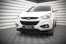 Cup Spoilerlippe Front Ansatz passend für Hyundai ix35 Mk1 schwarz Hochglanz