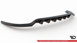 Mittlerer Cup Diffusor Heck Ansatz DTM Look passend für Hyundai ix35 Mk1 schwarz Hochglanz