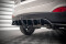 Mittlerer Cup Diffusor Heck Ansatz DTM Look für Hyundai ix35 Mk1 schwarz Hochglanz