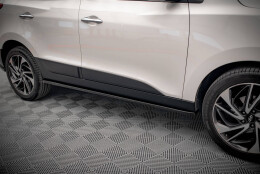 Seitenschweller Ansatz Cup Leisten passend für Hyundai ix35 Mk1 schwarz Hochglanz