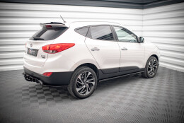 Street+ Seitenschweller Leisten passend für Hyundai ix35 Mk1 schwarz Hochglanz