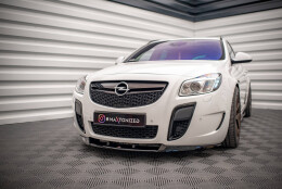 Cup Spoilerlippe Front Ansatz V.1 passend für Opel Insignia OPC Mk1 schwarz Hochglanz