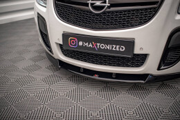 Cup Spoilerlippe Front Ansatz V.1 passend für Opel Insignia OPC Mk1 schwarz Hochglanz