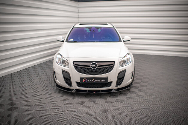 Cup Spoilerlippe Front Ansatz V.2 passend für Opel Insignia OPC Mk1 schwarz Hochglanz