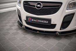 Cup Spoilerlippe Front Ansatz V.2 passend für Opel Insignia OPC Mk1 schwarz Hochglanz