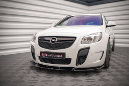Cup Spoilerlippe Front Ansatz V.2 passend für Opel Insignia OPC Mk1 schwarz Hochglanz
