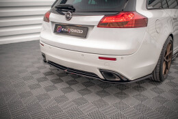 Mittlerer Cup Diffusor Heck Ansatz DTM Look passend für Opel Insignia OPC Mk1 schwarz Hochglanz