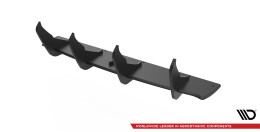 Street Pro Heckschürze Heck Ansatz Diffusor passend für Lexus GS F Mk4 FL rot