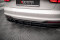 Street Pro Heckschürze Heck Ansatz Diffusor für Audi A4 B9 Facelift SCHWARZ-ROT