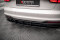 Street Pro Heckschürze Heck Ansatz Diffusor passend für Audi A4 B9 Facelift schwarz-rot