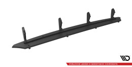 Street Pro Heckschürze Heck Ansatz Diffusor für Audi A6 C8 schwarz