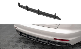 Street Pro Heckschürze Heck Ansatz Diffusor passend für Audi A6 C8 SCHWARZ