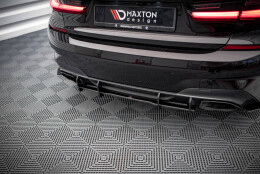 Street Pro Heckschürze Heck Ansatz Diffusor passend für BMW 3er M-Paket G20 / G21 rot
