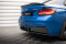 Street Pro Heckschürze Heck Ansatz Diffusor für BMW 2 M-Paket F22 ROT