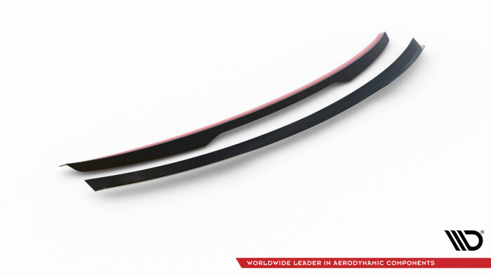 Heck Spoiler Aufsatz Abrisskante passend für Mercedes-Benz E Limousine AMG-Line W213 Facelift schwarz Hochglanz