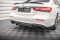 Mittlerer Cup Diffusor Heck Ansatz DTM Look passend für Mercedes-Benz E AMG-Line Limousine W213 Facelift schwarz Hochglanz