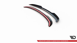 Heck Spoiler Aufsatz Abrisskante passend für Audi e-Tron GT / RS GT RS Mk1 schwarz Hochglanz