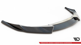 Cup Spoilerlippe Front Ansatz V.1 für Audi e-Tron GT / RS GT Mk1 schwarz Hochglanz