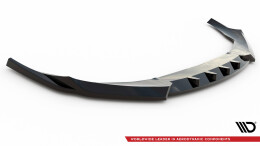 Cup Spoilerlippe Front Ansatz V.1 passend für Audi e-Tron GT / RS GT Mk1 schwarz Hochglanz
