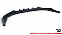 Cup Spoilerlippe Front Ansatz V.1 passend für Audi e-Tron GT / RS GT Mk1 schwarz Hochglanz