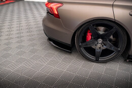 Heck Ansatz Flaps Diffusor V.2 passend für Audi e-Tron GT / RS GT Mk1 schwarz Hochglanz