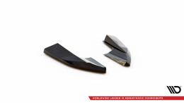 Heck Ansatz Flaps Diffusor V.2 passend für Audi e-Tron GT / RS GT Mk1 schwarz Hochglanz