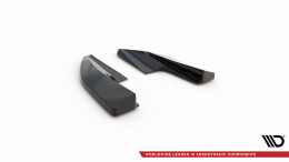Heck Ansatz Flaps Diffusor V.2 passend für Audi e-Tron GT / RS GT Mk1 schwarz Hochglanz