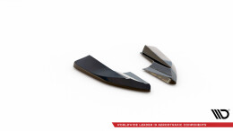Heck Ansatz Flaps Diffusor V.1 für Audi e-Tron GT / RS GT Mk1 schwarz Hochglanz